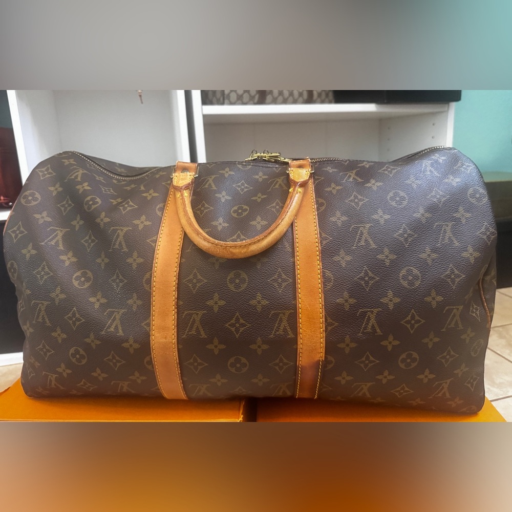 Louis Vuitton Keepall Duffle Bag 50 Monogram - Picture 2 of 14